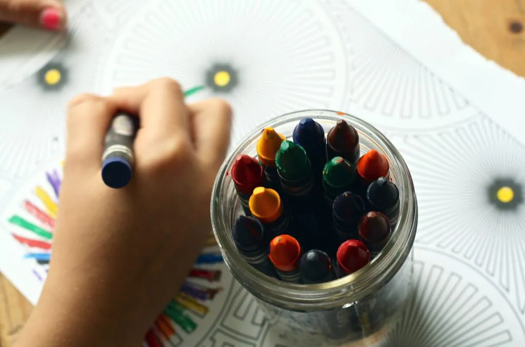coloring to help with stress