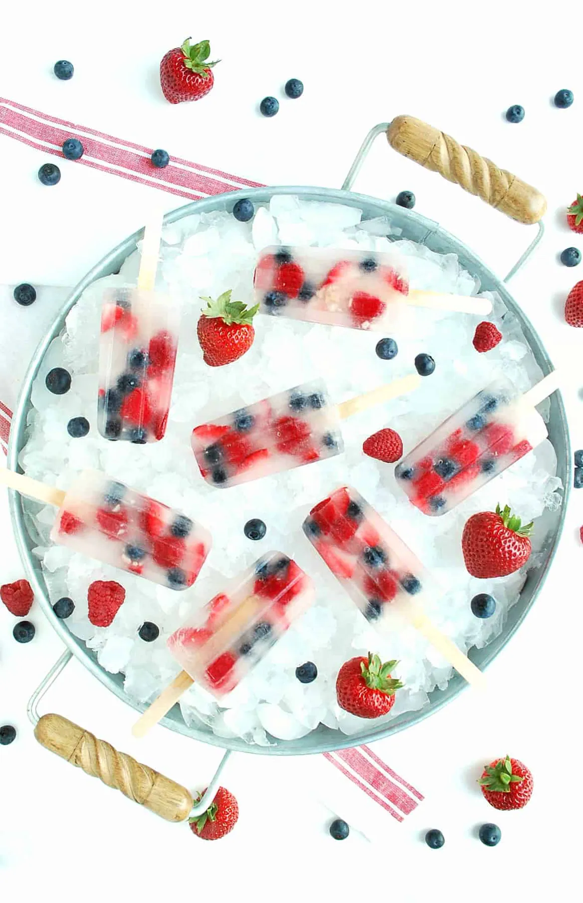 healthy 4th of july inspired coconut water popsicles 
