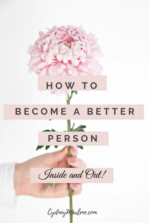 how to be a better person today