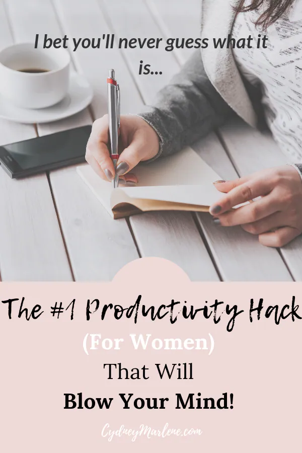 number one productivity hack for women