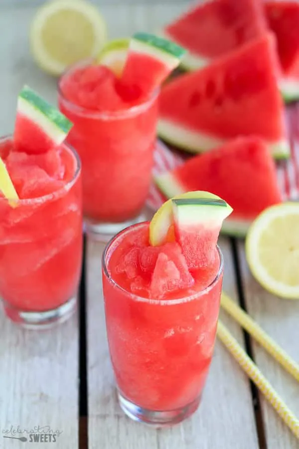 4th of July watermelon slushie 