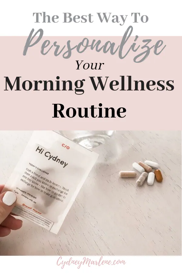 personalize your morning routine