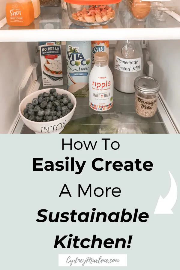 how to easily create a more sustainable kitchen