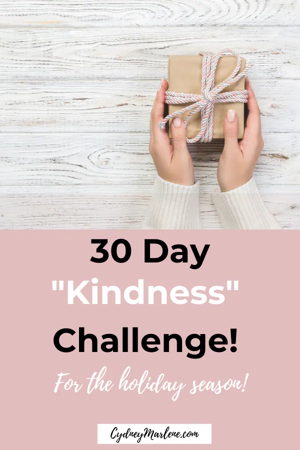 30 day kindness challenge