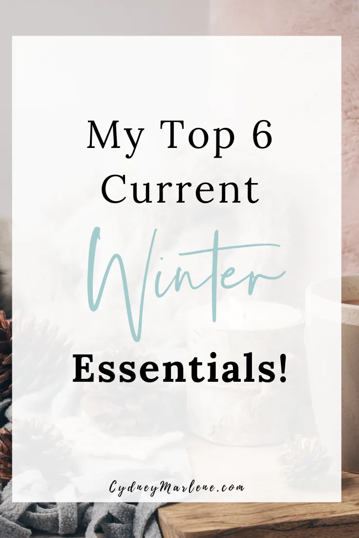my top 6 current winter essentials