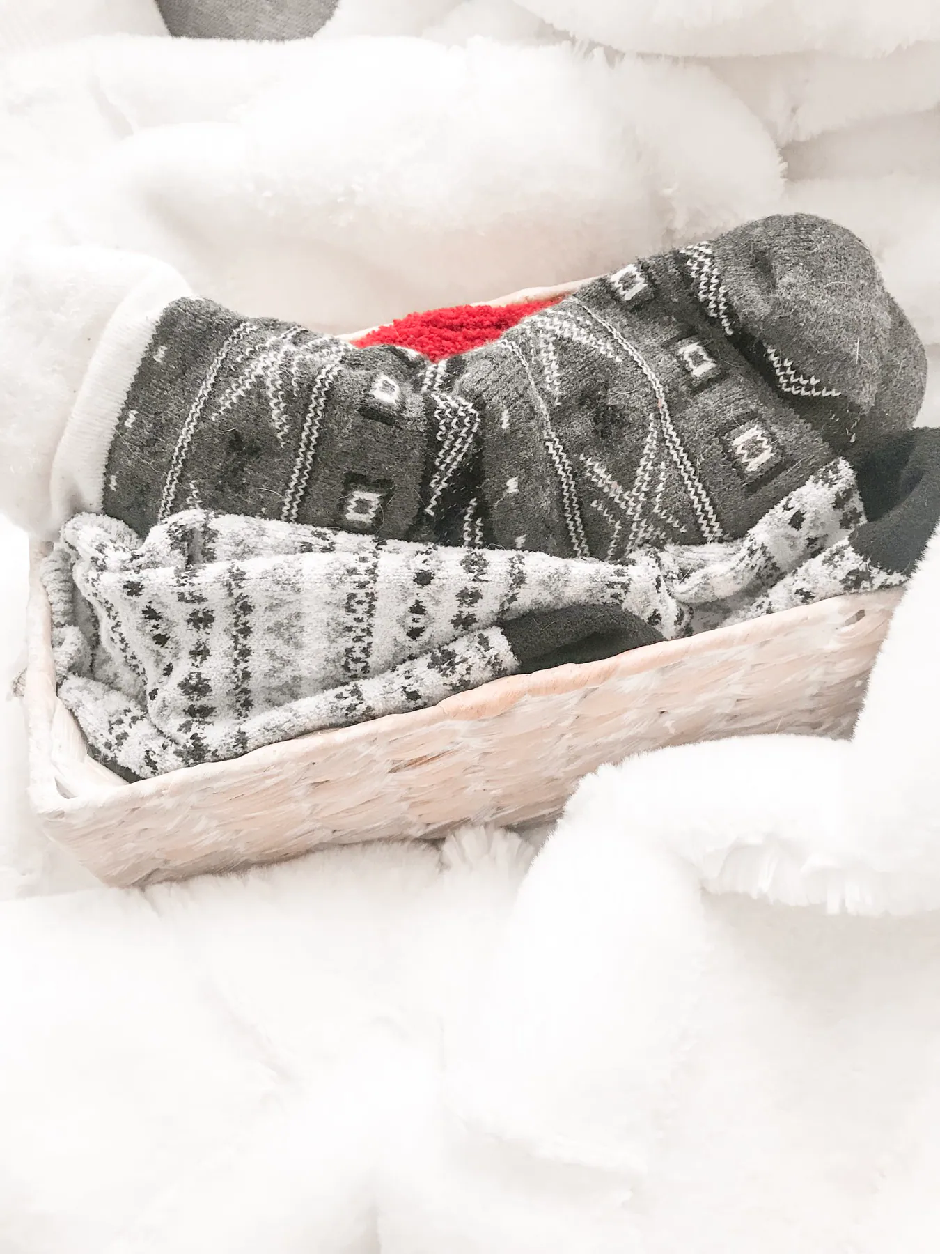 fuzzy socks