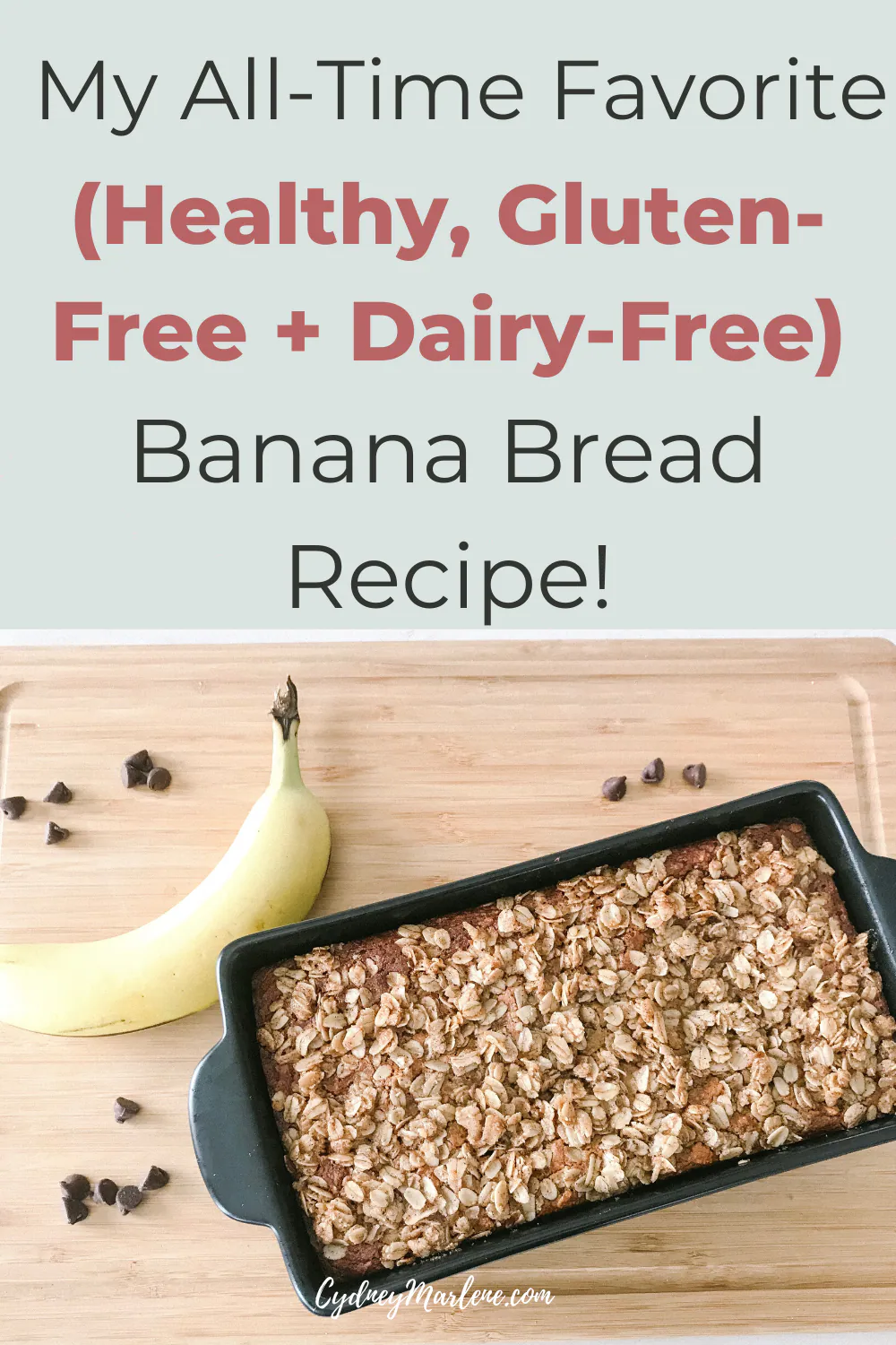 my healthy banana bread recipe