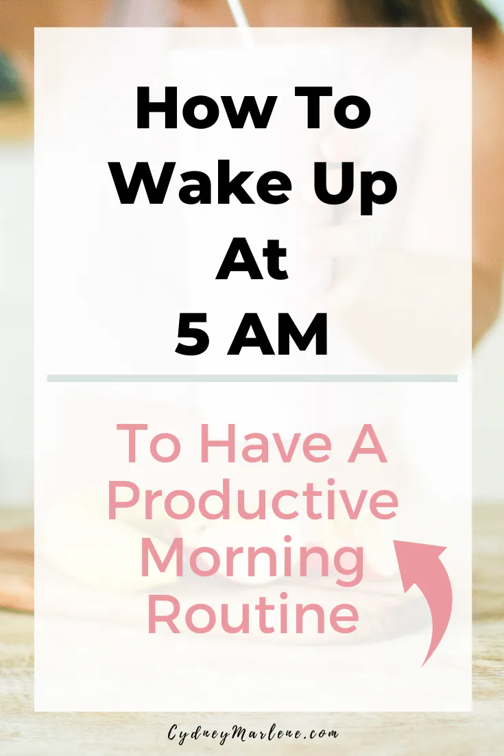 how to wake up at 5 AM