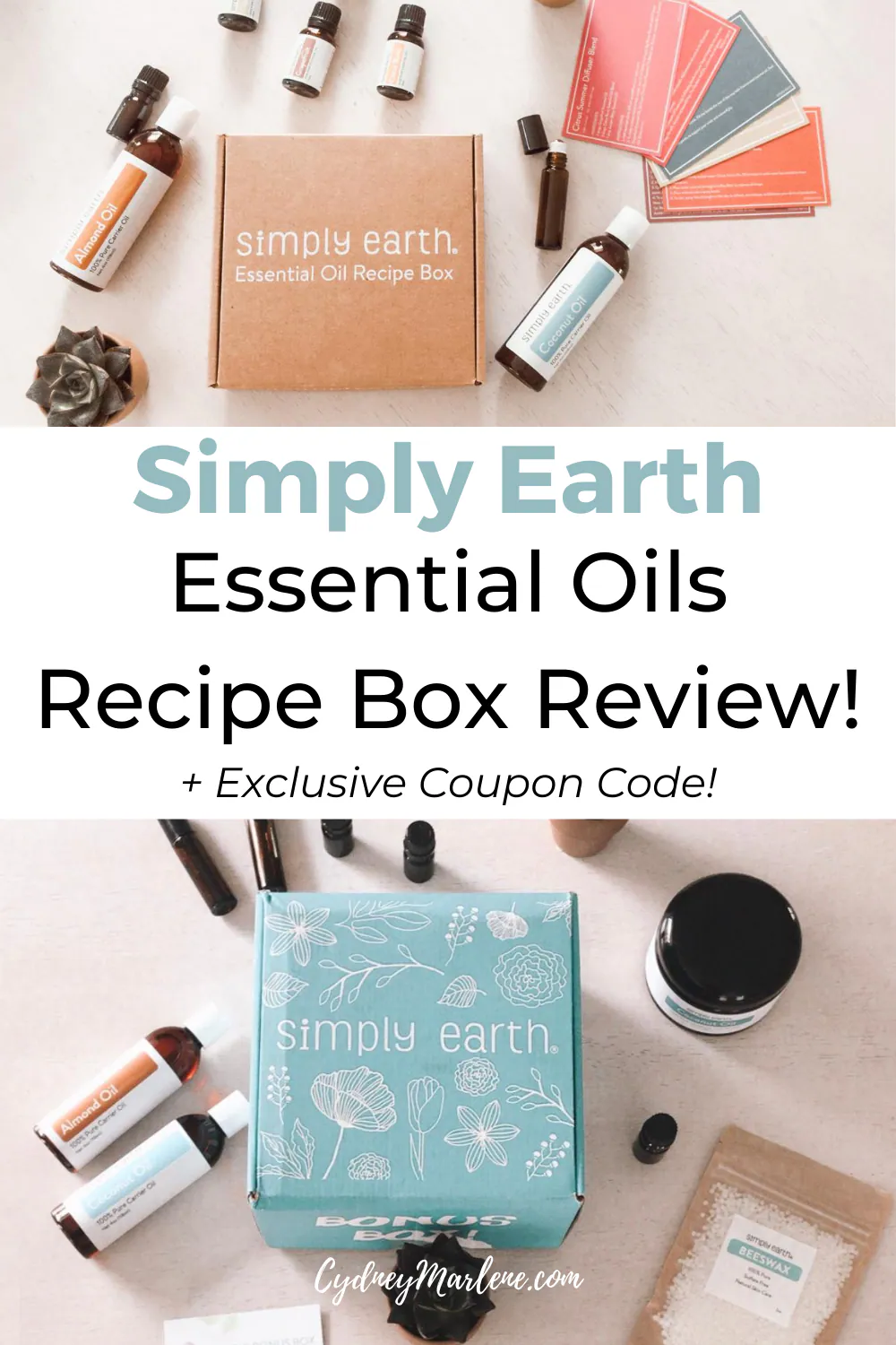 Pinterest pin for simply earth
