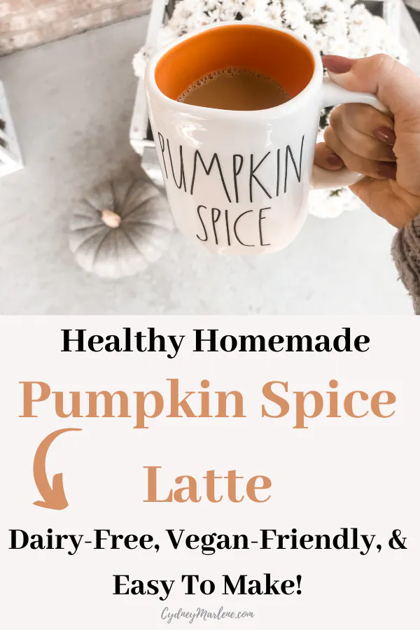 healthy pumpkin spice latte recipe