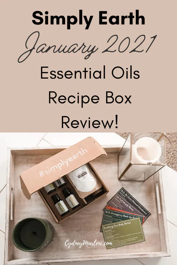 simply earth recipe box January 2021
