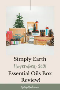 Simply Earth Essential Oils November 2021