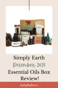 Simply Earth Essential Oils December 2021